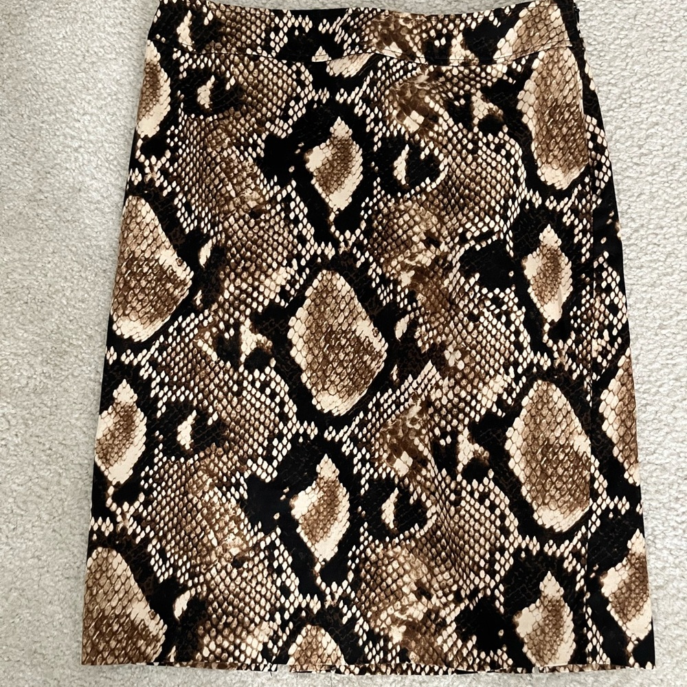 Allison Taylor snake print skirt